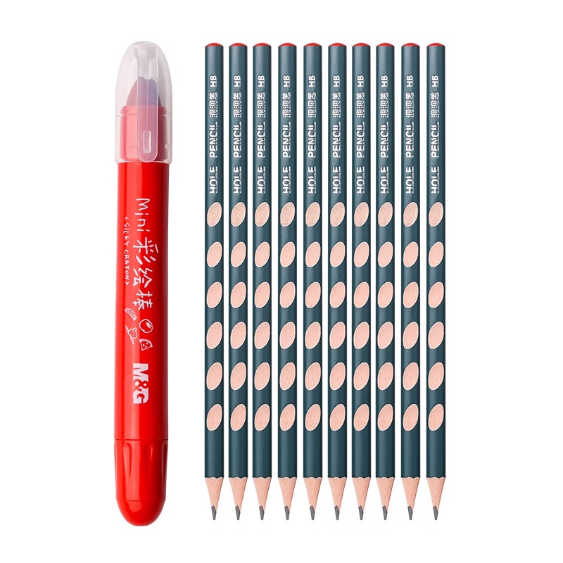 【晨光】油画棒一支+10只高品质洞洞铅笔
