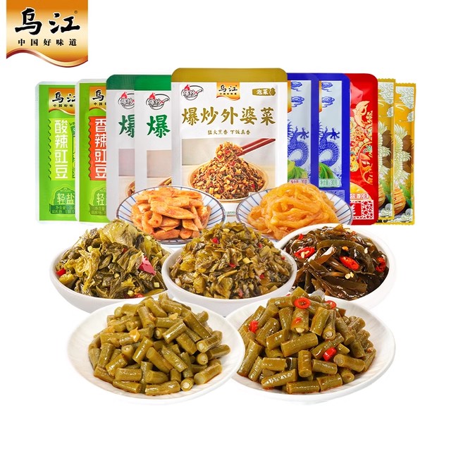 【乌江官旗】榨菜外婆菜海带丝 25袋